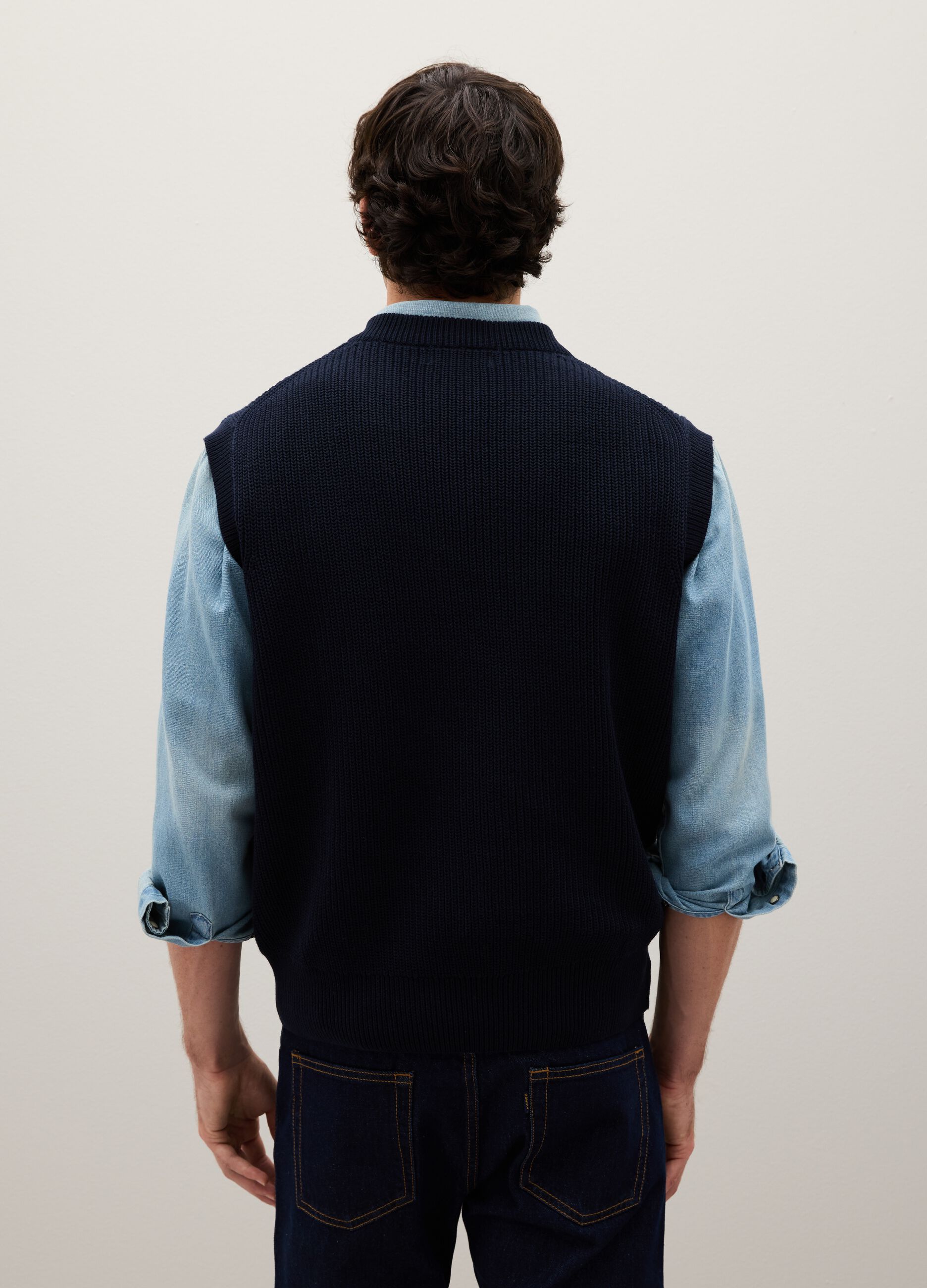 Cotton Blue Sweater