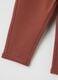 Baby girl's regular fit brown stretch cotton trousers_3