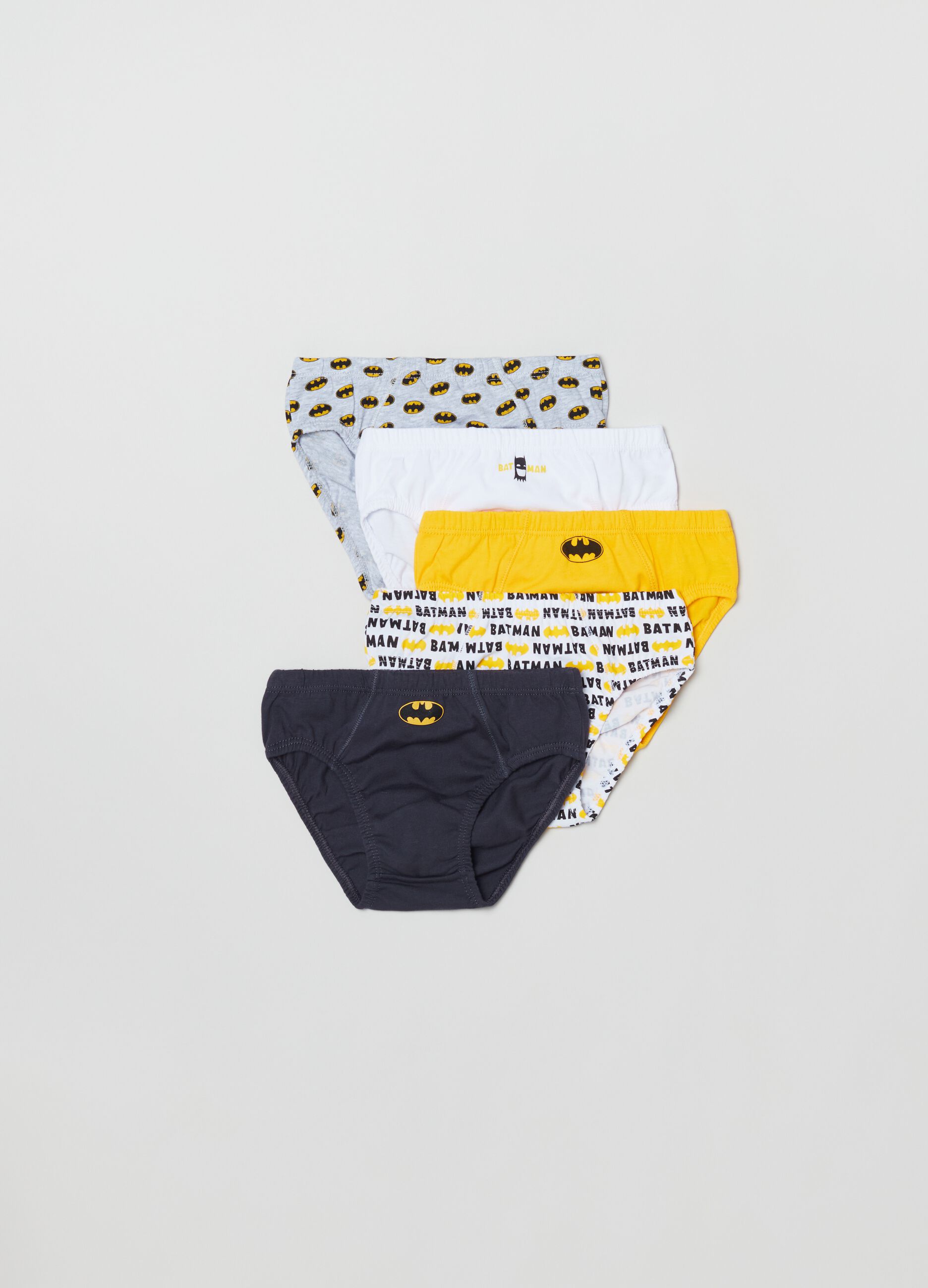 Set cinque slip con stampa Batman _0