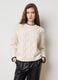 White Wool and Acrylic Jumper_3