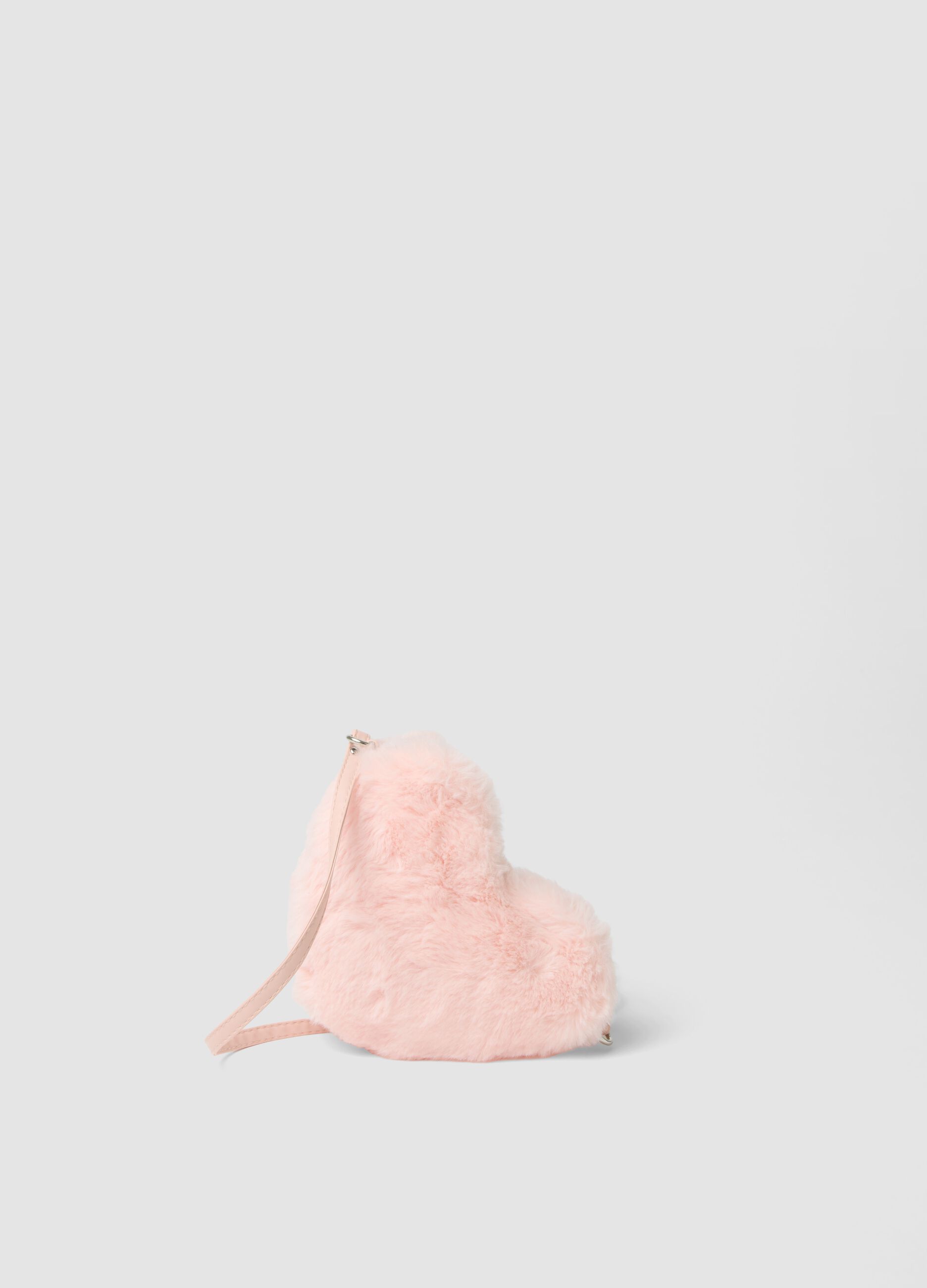 Borsa rosa a cuore