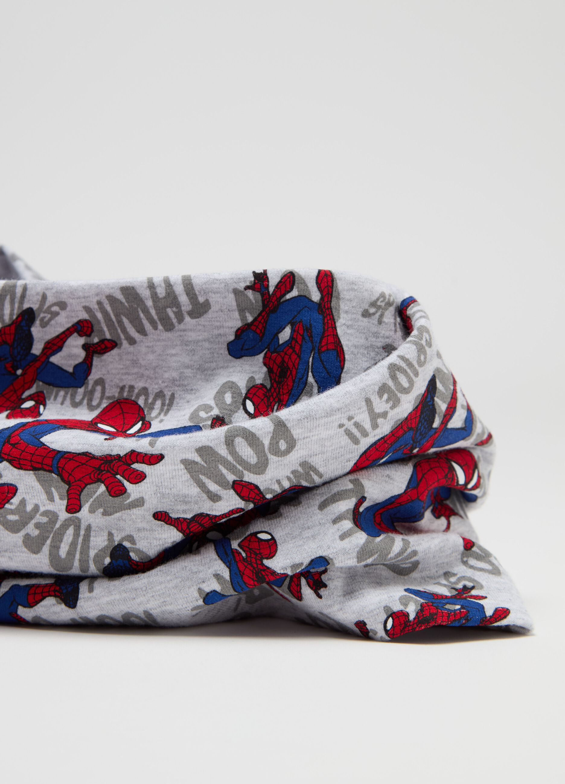 Scaldacollo con stampa Spider-Man