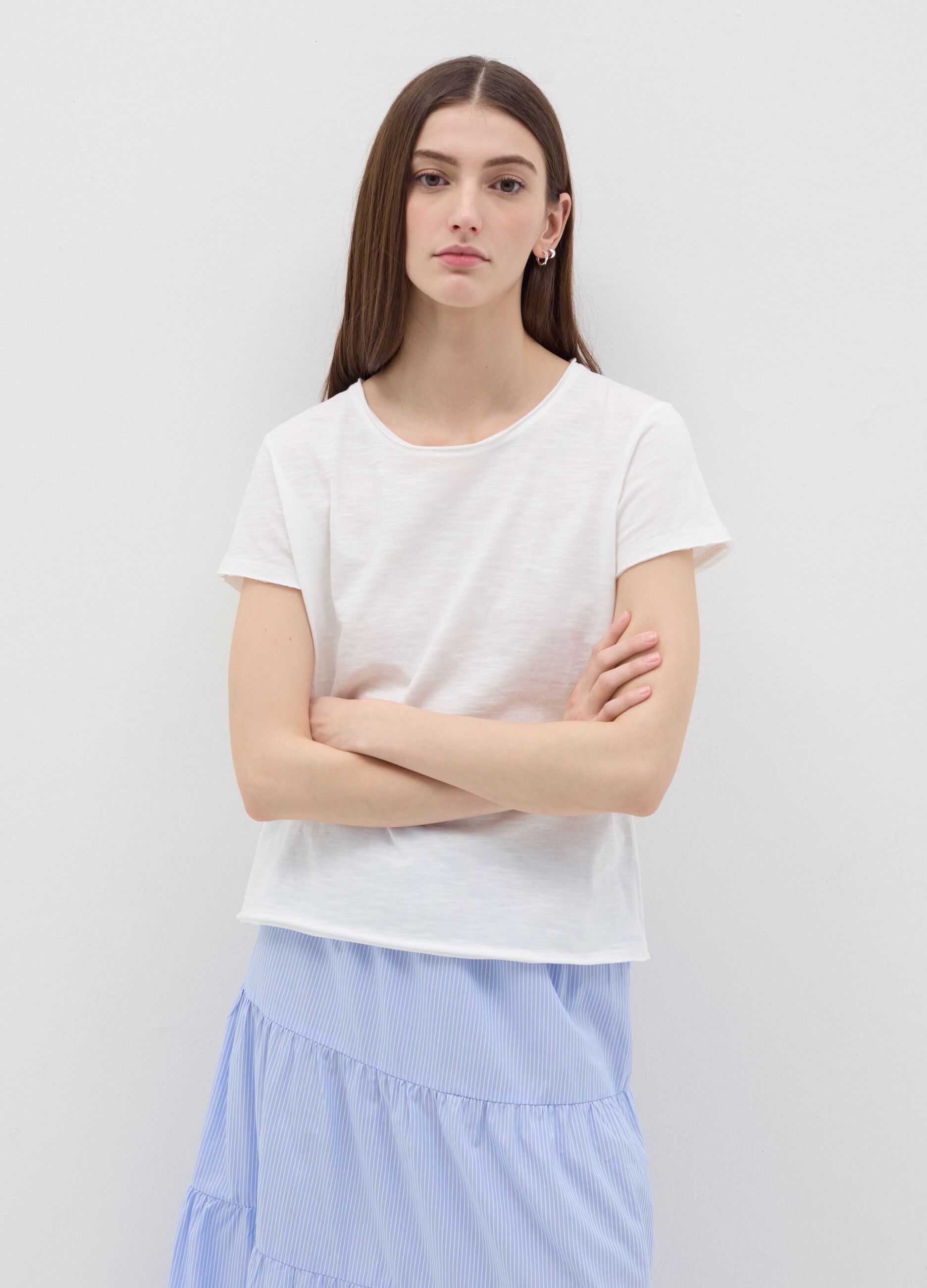 Slub jersey T-shirt