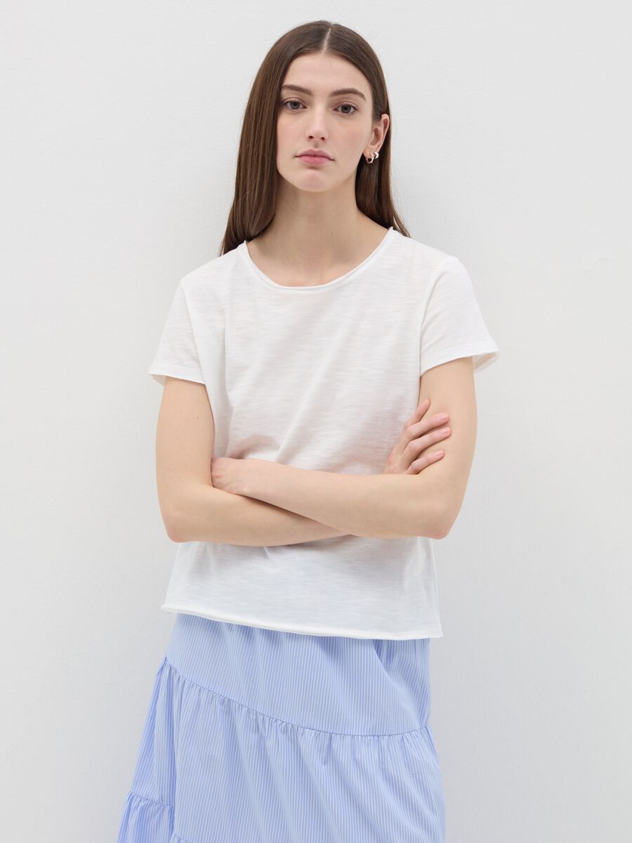 Slub jersey T-shirt_0