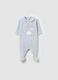 Velour onesie with feet and Thumper embroidery_0
