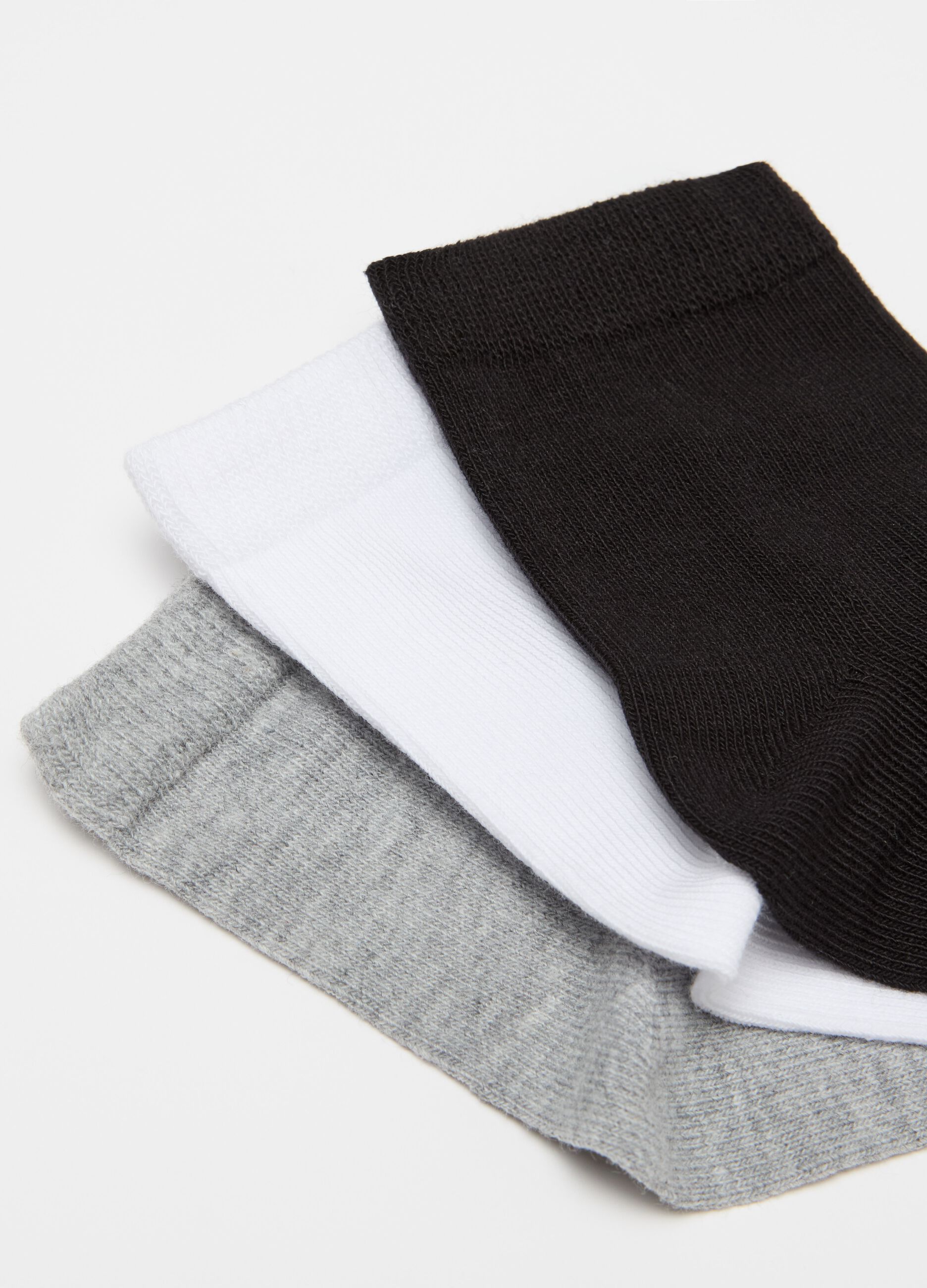 Five-pair pack short stretch socks