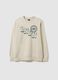 French terry sweatshirt with lettering print_3