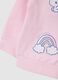 Pink and purple cotton blend girl's outfit_2