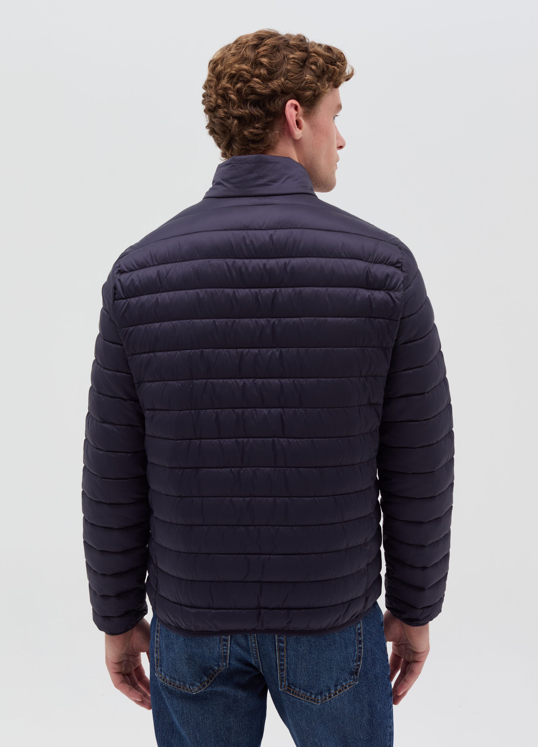 Piumino ultralight full zip Blu navy da Uomo OVS