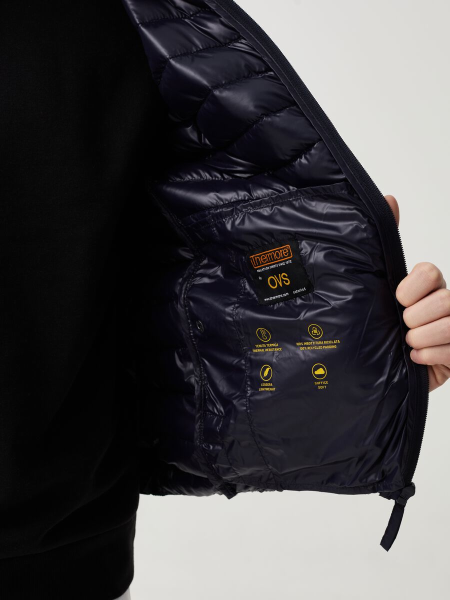 Ultralight quilted gilet with high neck_2