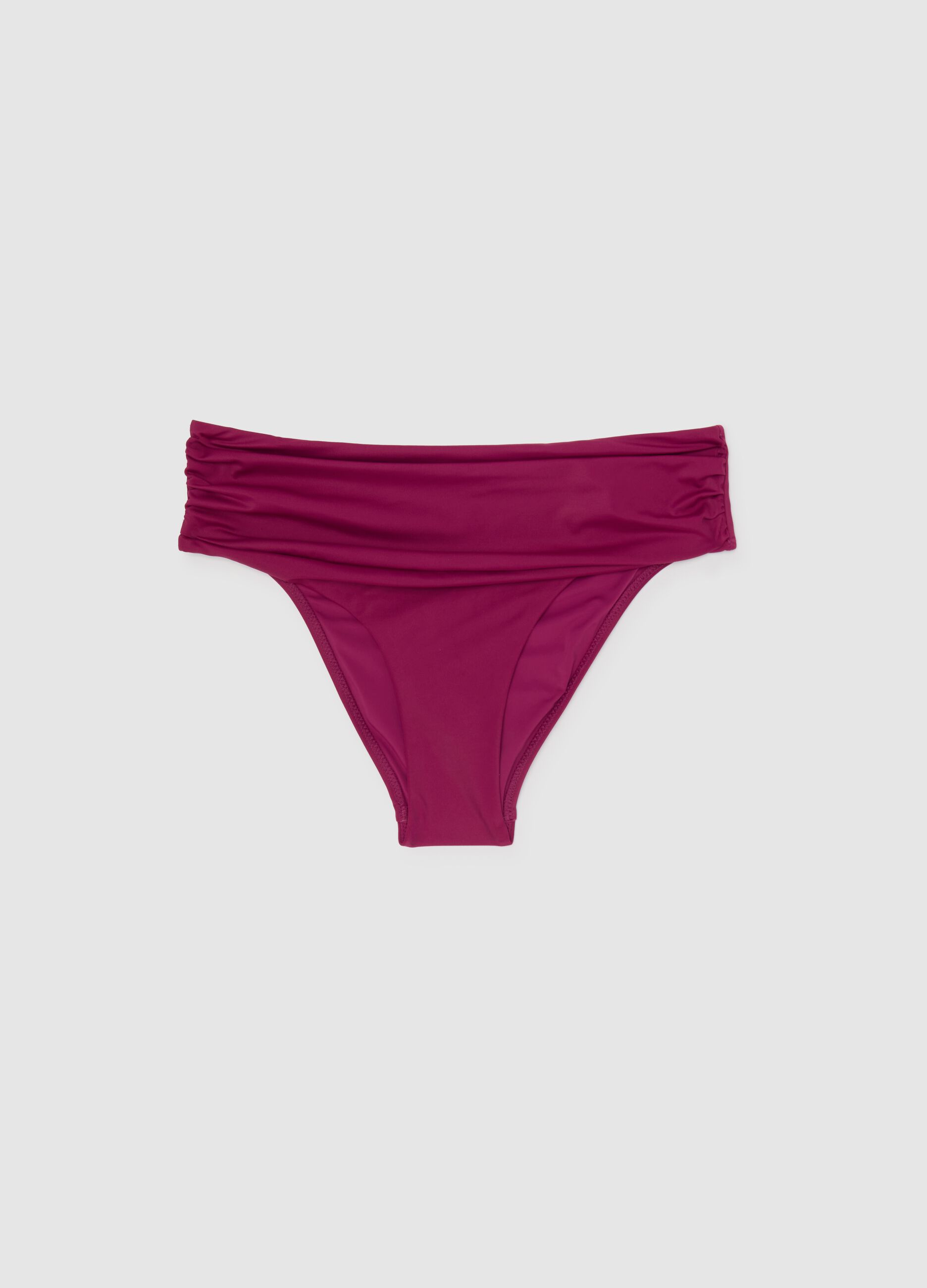 Slip bikini da donna in misto elasticizzato viola
