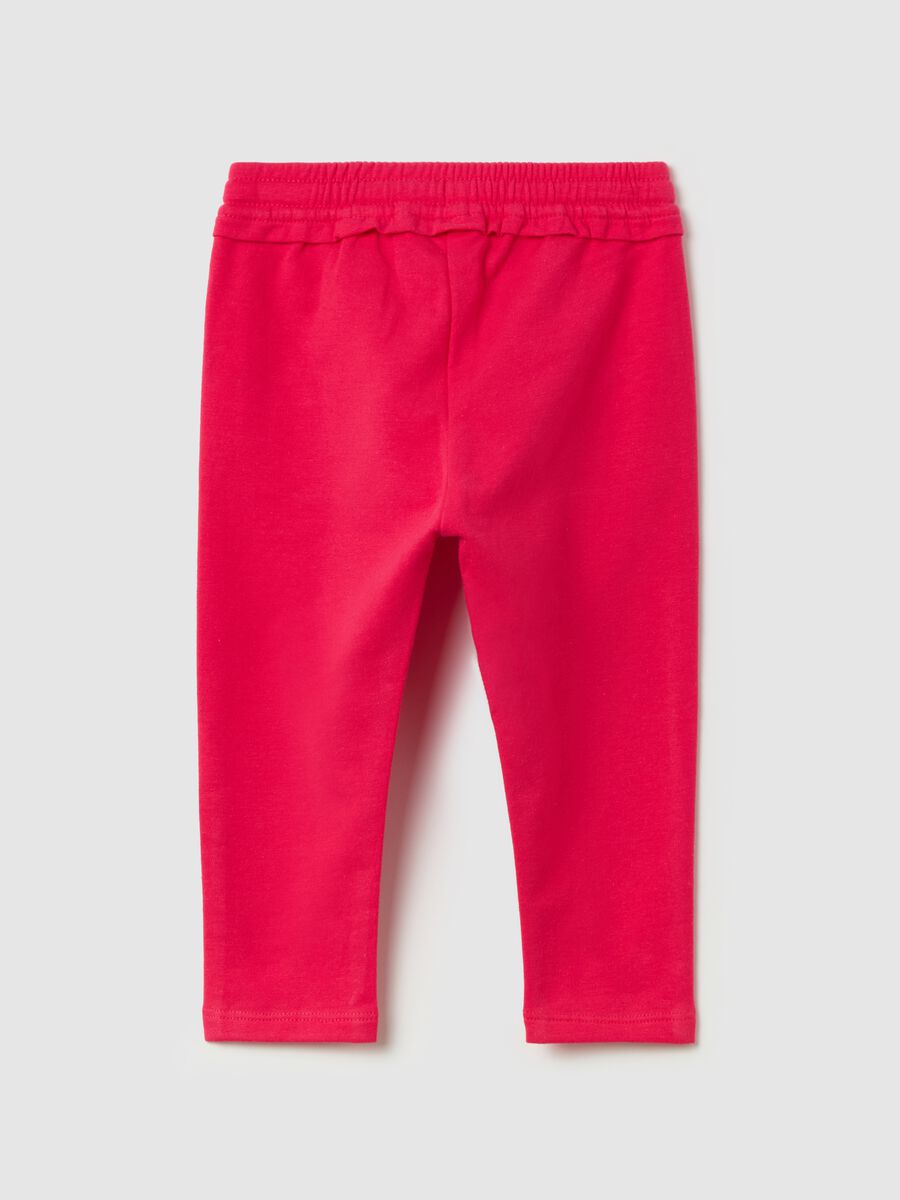 Joggers in French Terry con coulisse _1
