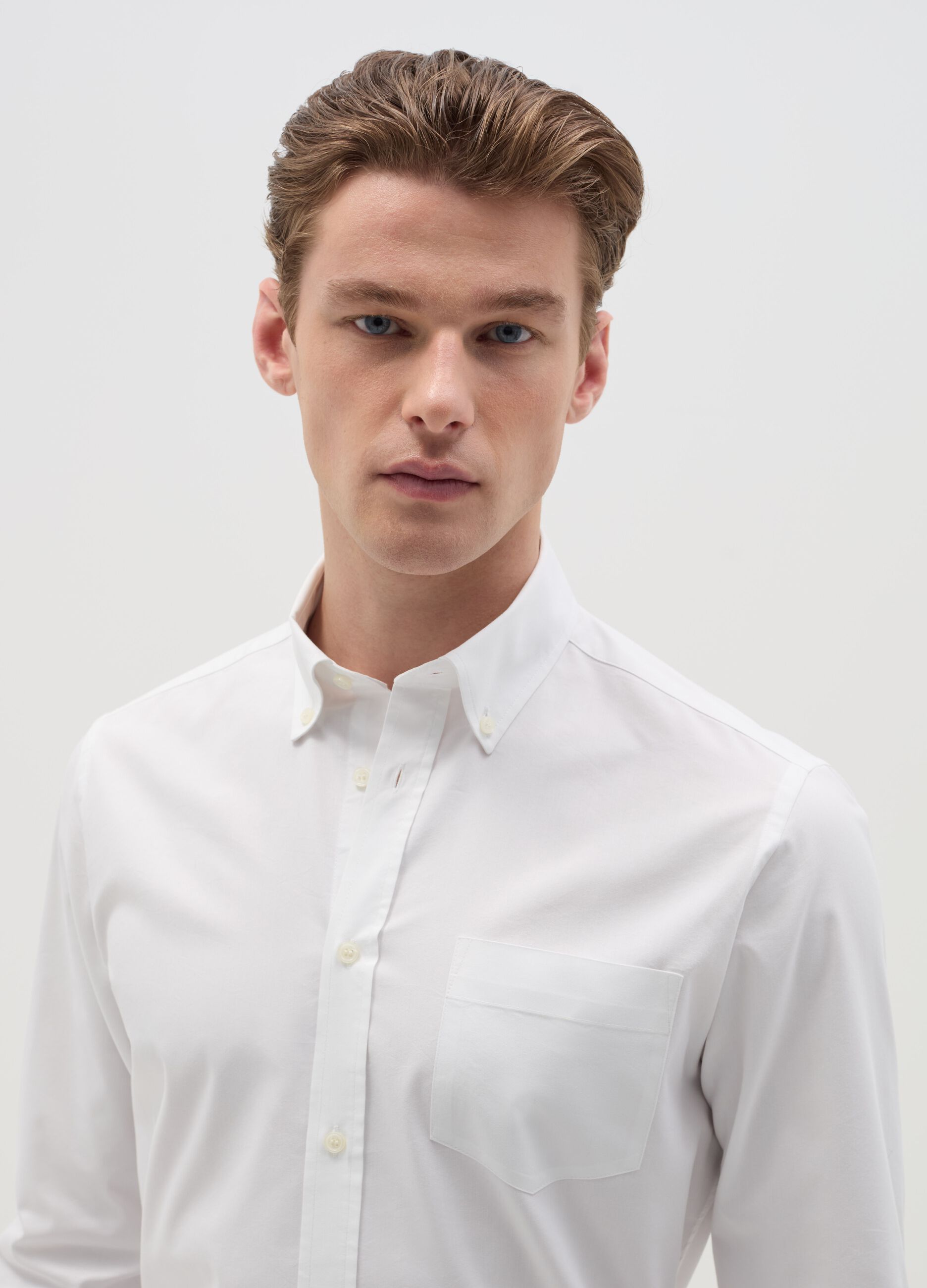 Easy-iron button-down shirt