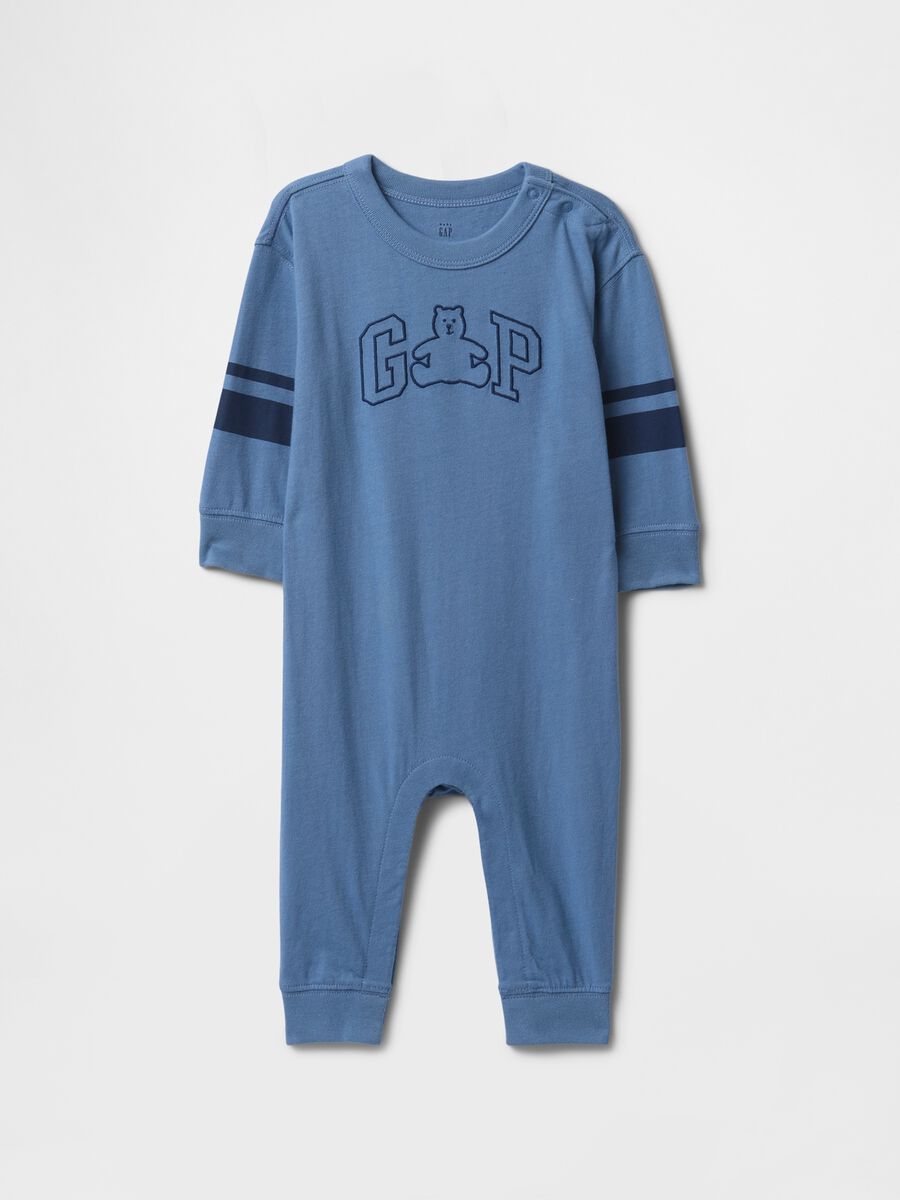 Blue baby romper with GAP logo_0