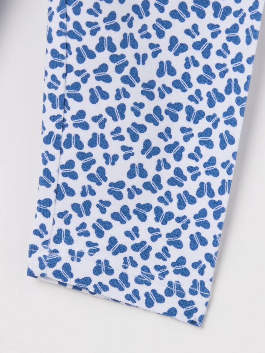 Printed stretch cotton leggings_3