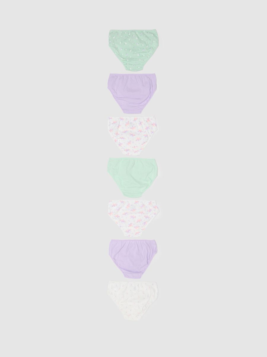 Girls' pure cotton multicolour regular fit multipack panties set_1