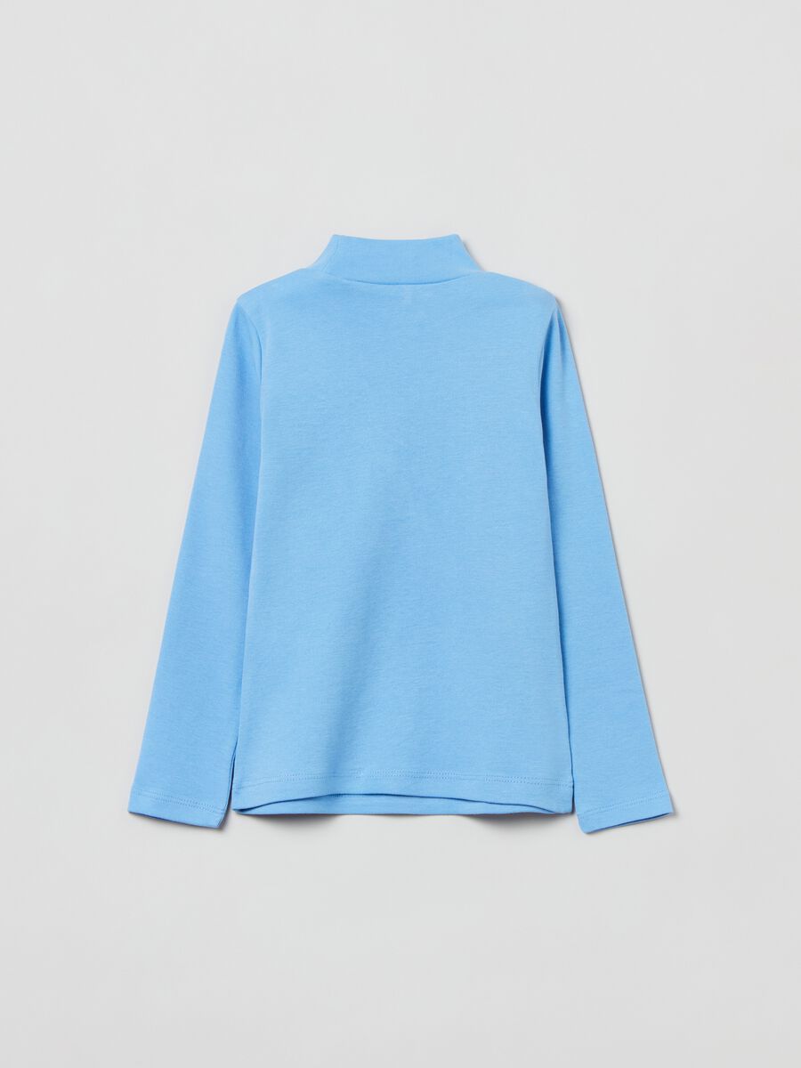 T-shirt with long sleeves and high neck_1