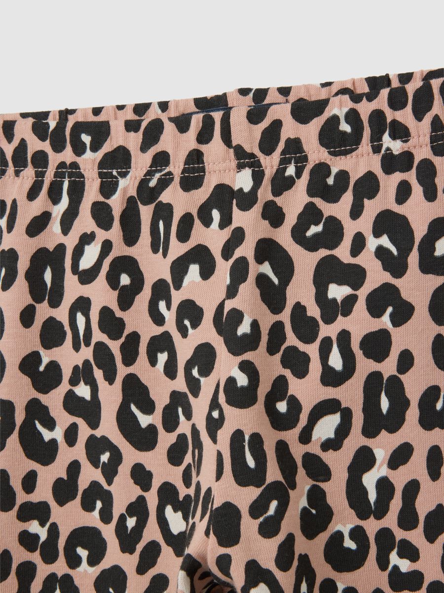 Girls' Multicoloured Cotton Skinny Fit Shorts_2
