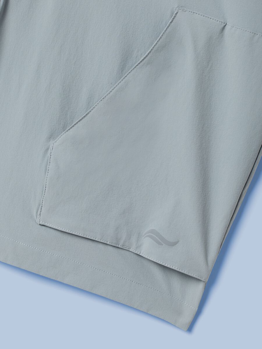 ALTAVIA SAILING grey cargo shorts in stretch fabric_5