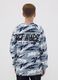 Multicolour relaxed-fit pure cotton T-shirt with camouflage print for boys_2