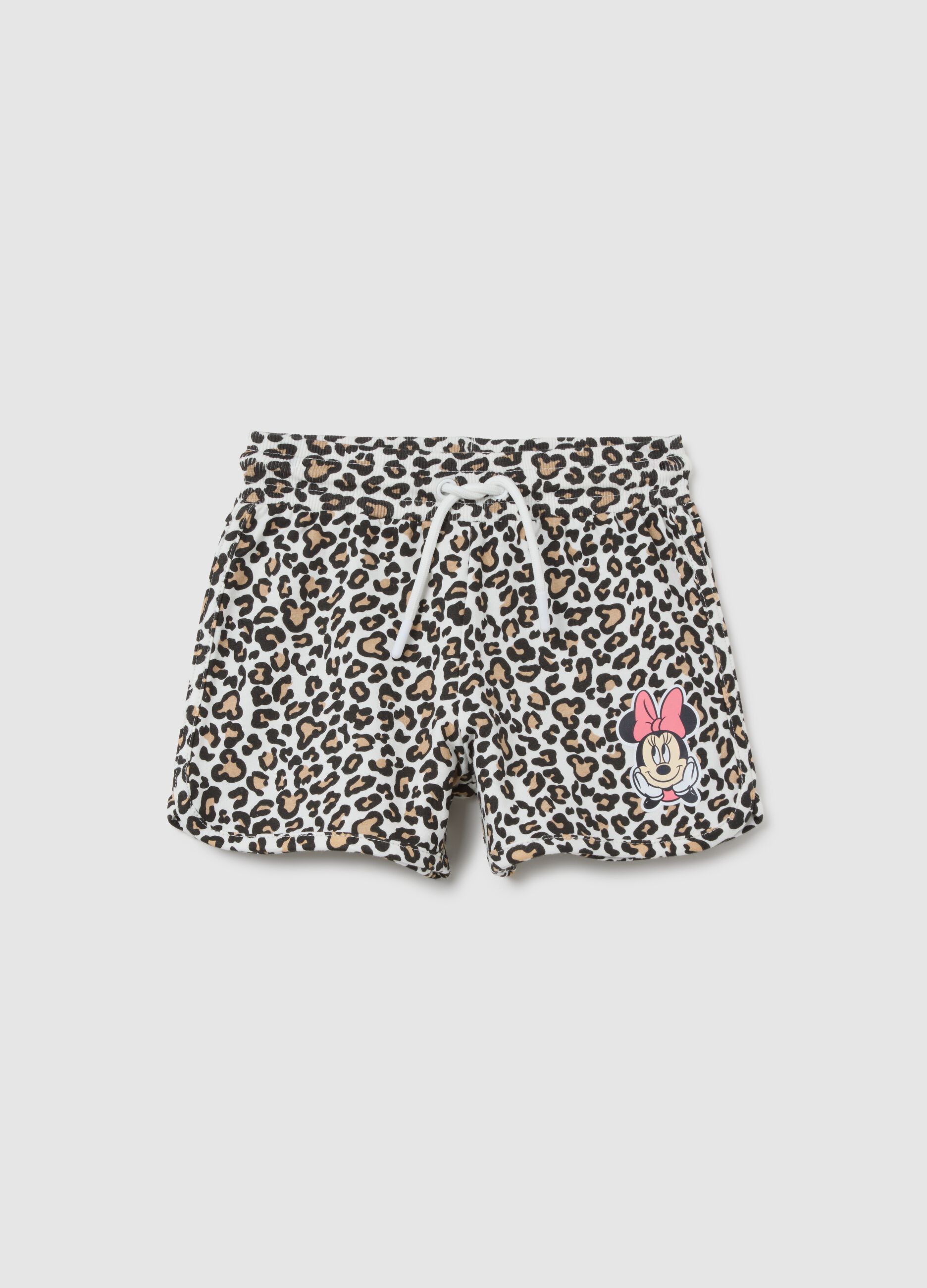 Girls' multicolour regular fit pure cotton shorts with print