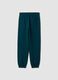 Jogger blu in puro cotone organico_2