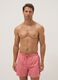 Pink swim shorts with elasticated waist_0