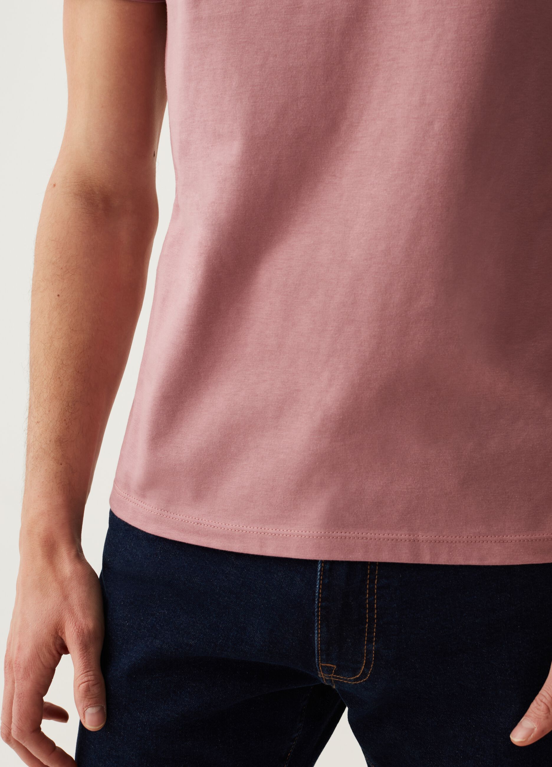 T-shirt OVS Cotone Italiano girocollo_3