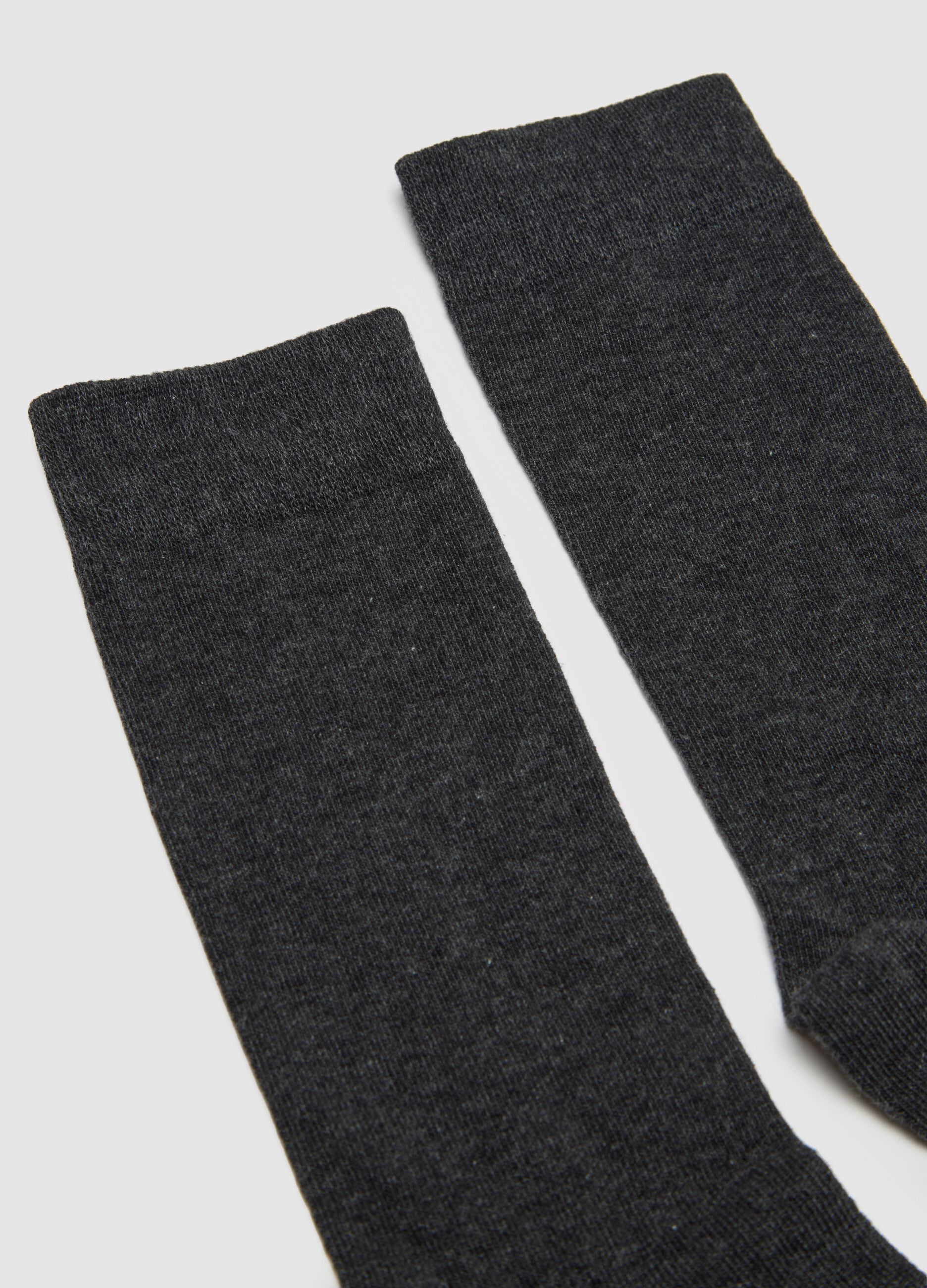 Grey Cotton Blend Sock Tripack