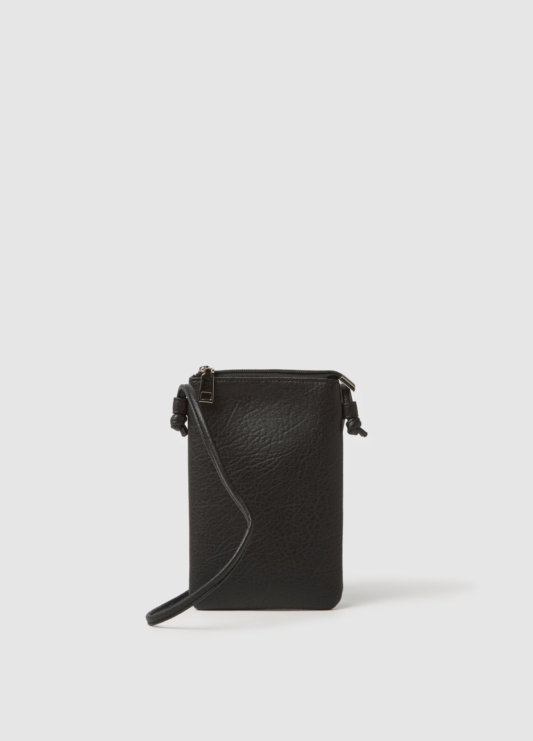 Black Crossbody Phone Holder