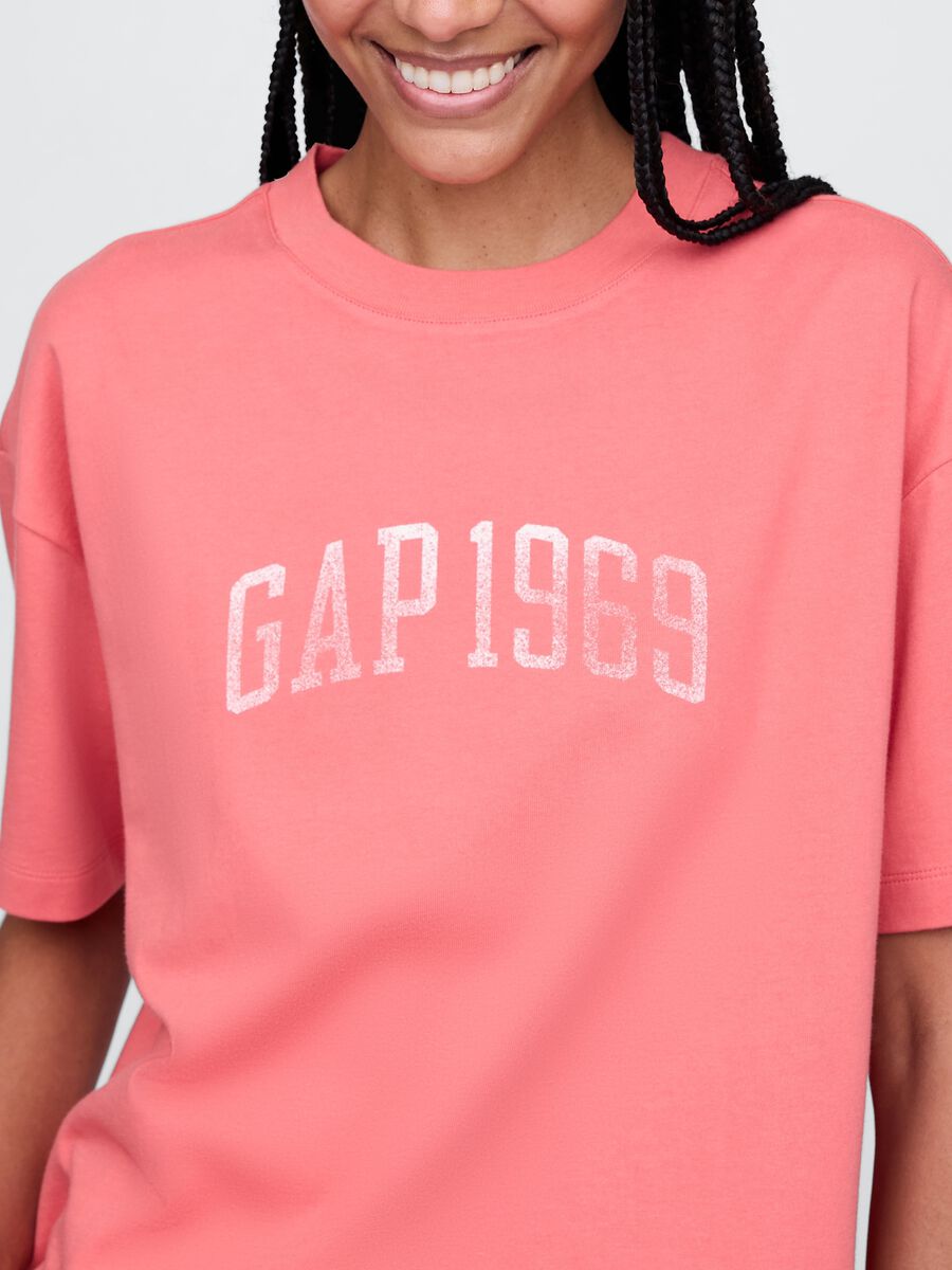 Gap Pink Short Sleeve Cotton T-shirt_3