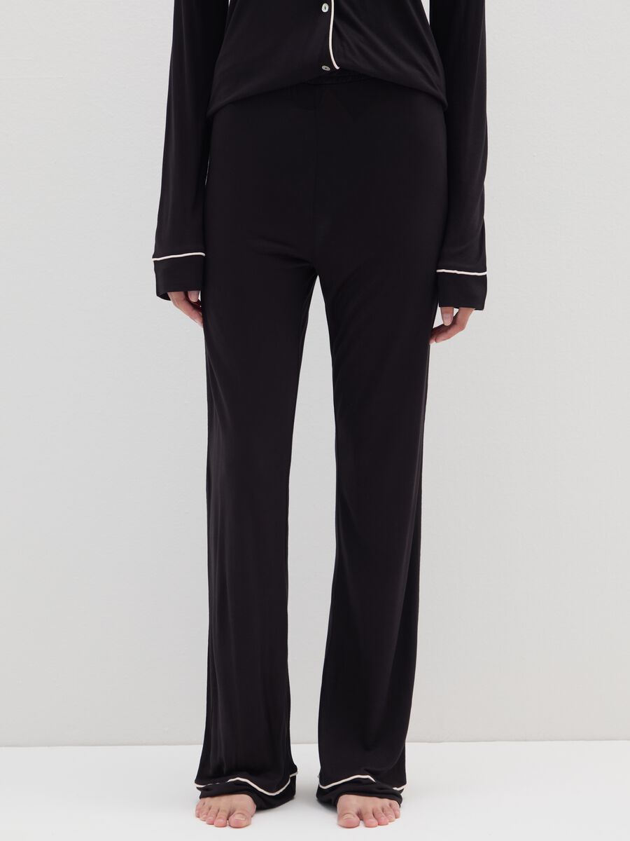 Pigiama nero regular fit_3