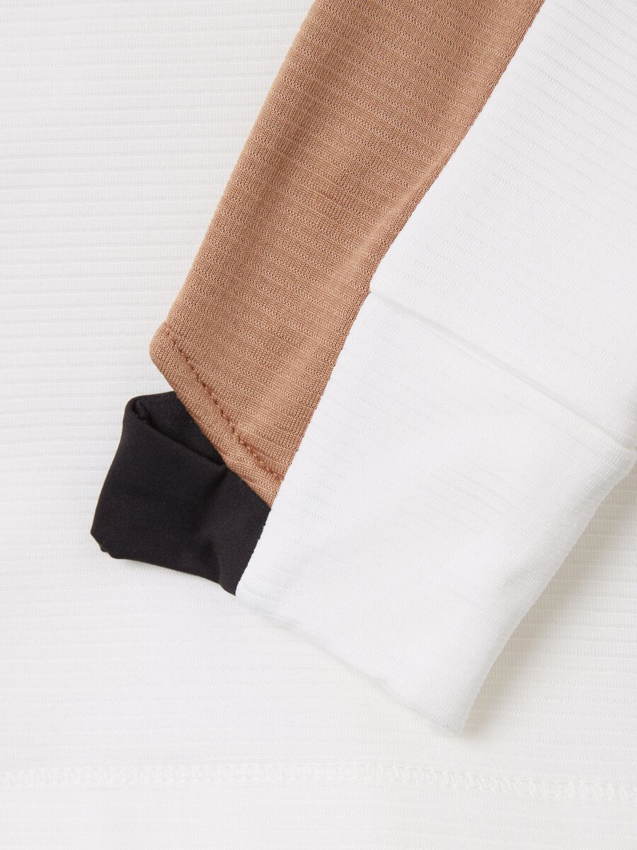 Half-zip fleece with waffle weave_5