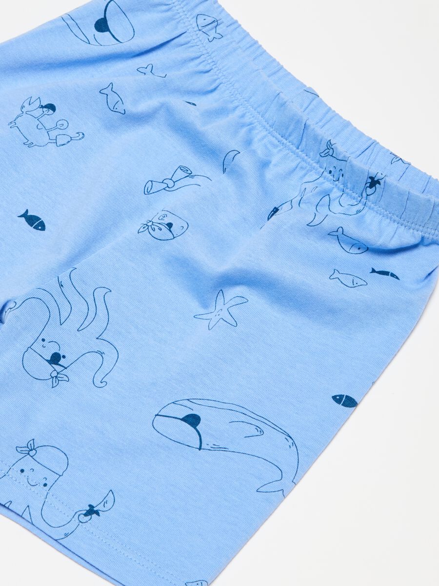 Organic cotton pyjamas with print_2