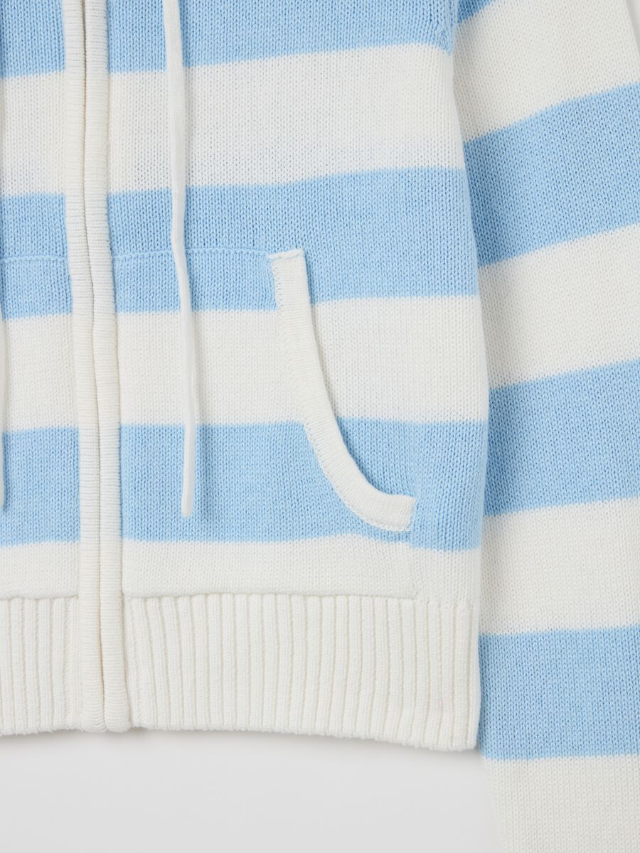 Full-zip cardigan with hood_5