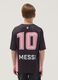 Black short-sleeved T-shirt with sporty print, regular fit_1