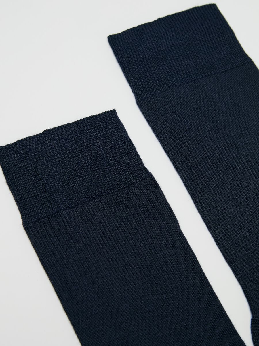 Two-pair pack midi socks in bamboo viscose_1