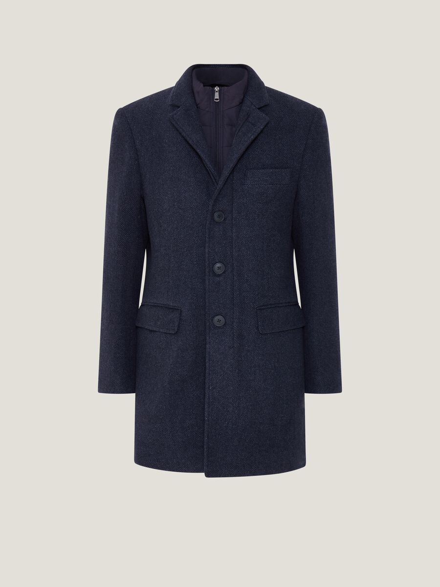 Cappotto con micro struttura e imbottitura trapuntata sostenibile Sorona®_3