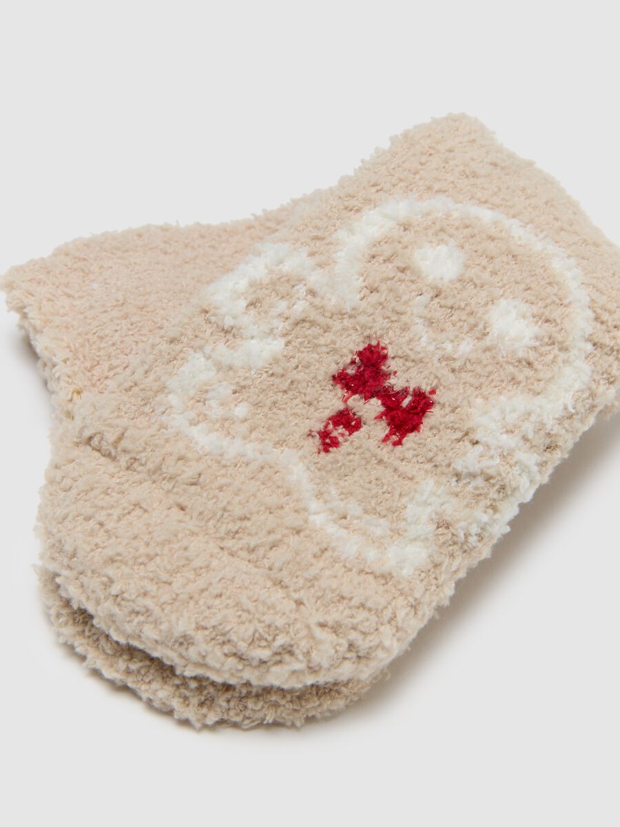 Beige Christmas Socks_2