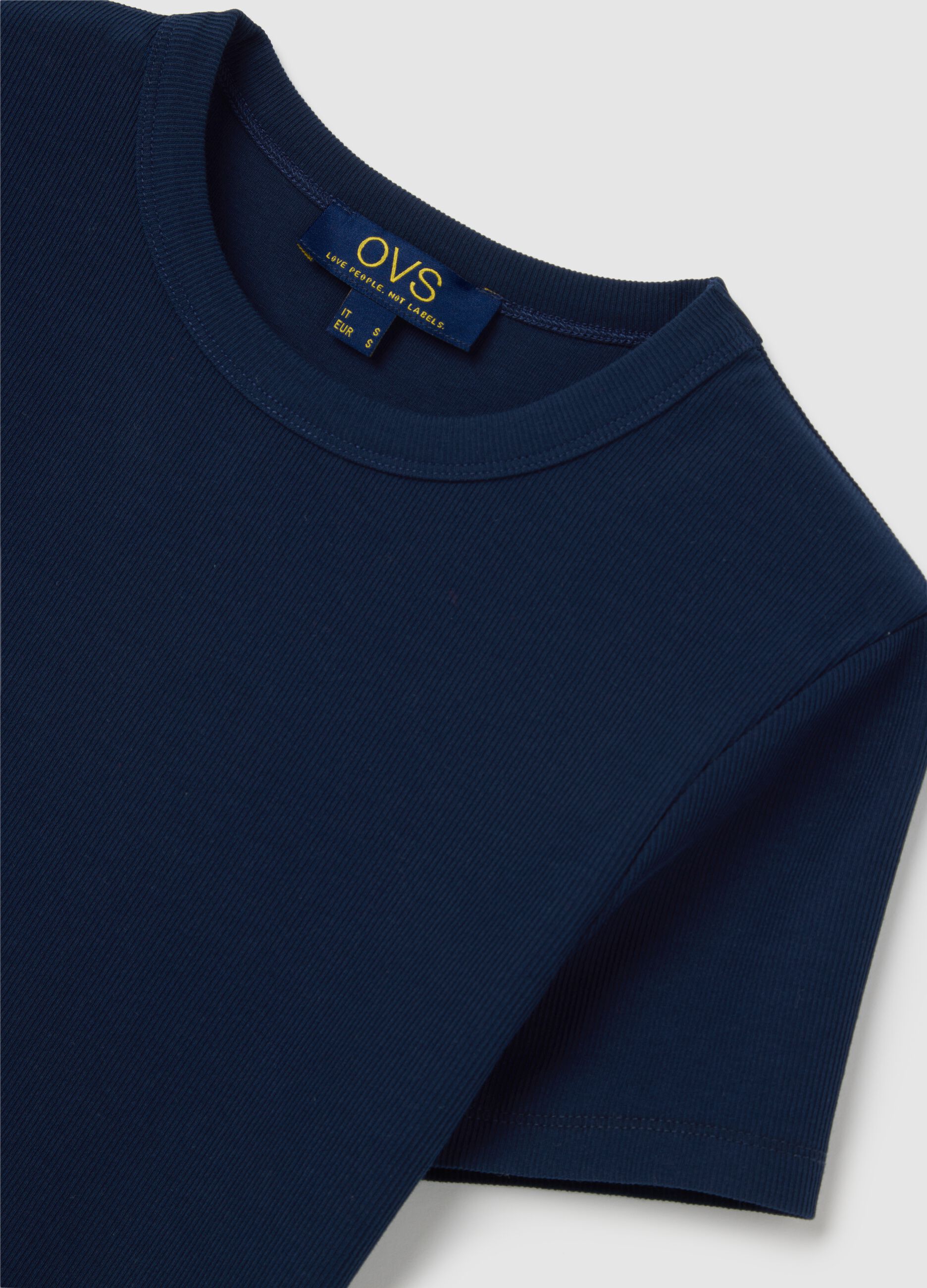 Stretch cotton blue T-shirt by Ovs