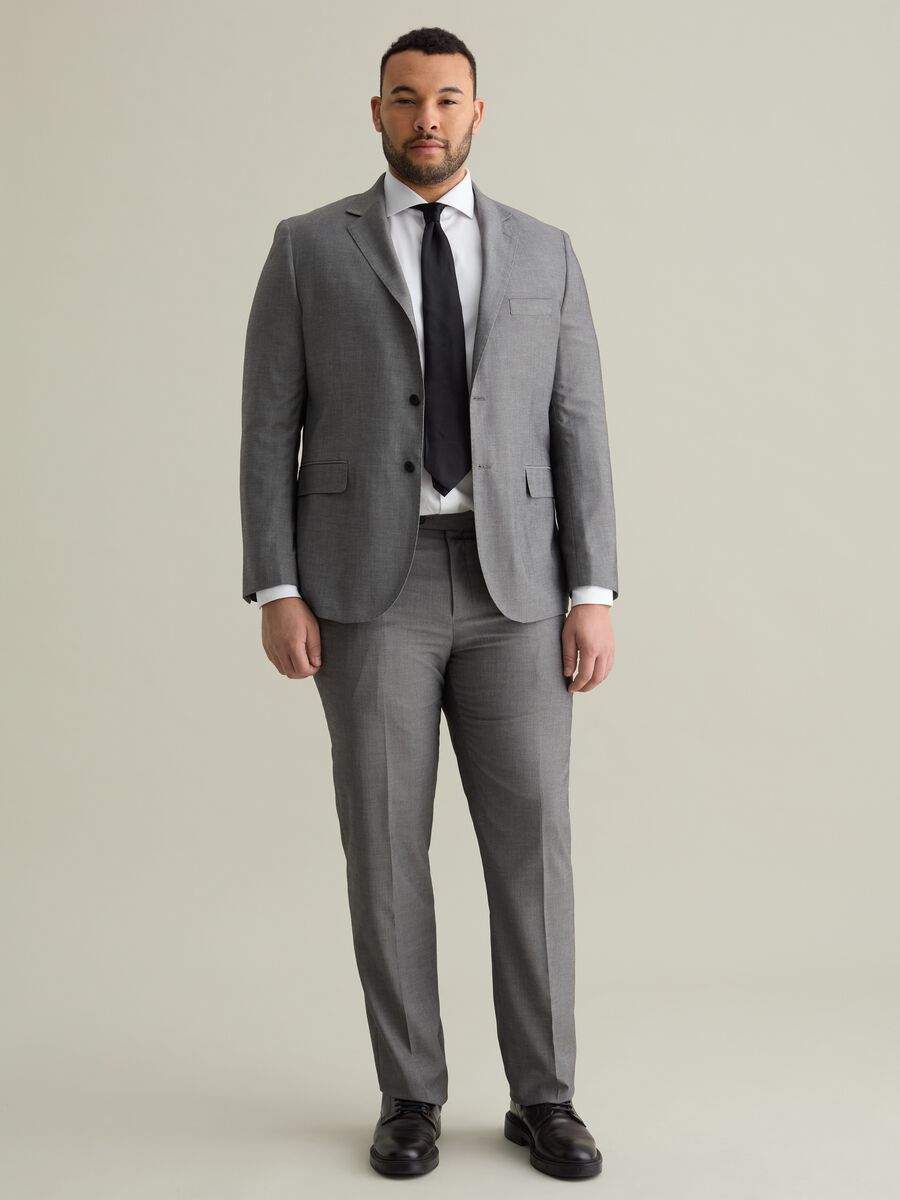 Regular-fit blazer in viscose blend_1