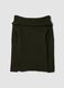 Green fitted stretch-wool boat-neck top_2