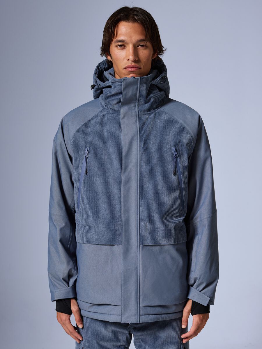 Ski jacket with velvet inserts ALTAVIA WITH DEBORAH COMPAGNONI_1