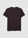 Brown pure cotton regular fit T-shirt_4