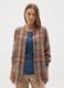 Multicolor Check Maternity Shirt_1