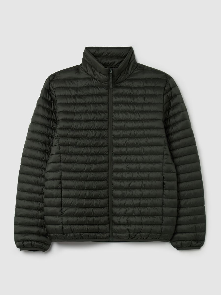 Full-zip ultralight quilted down jacket_4