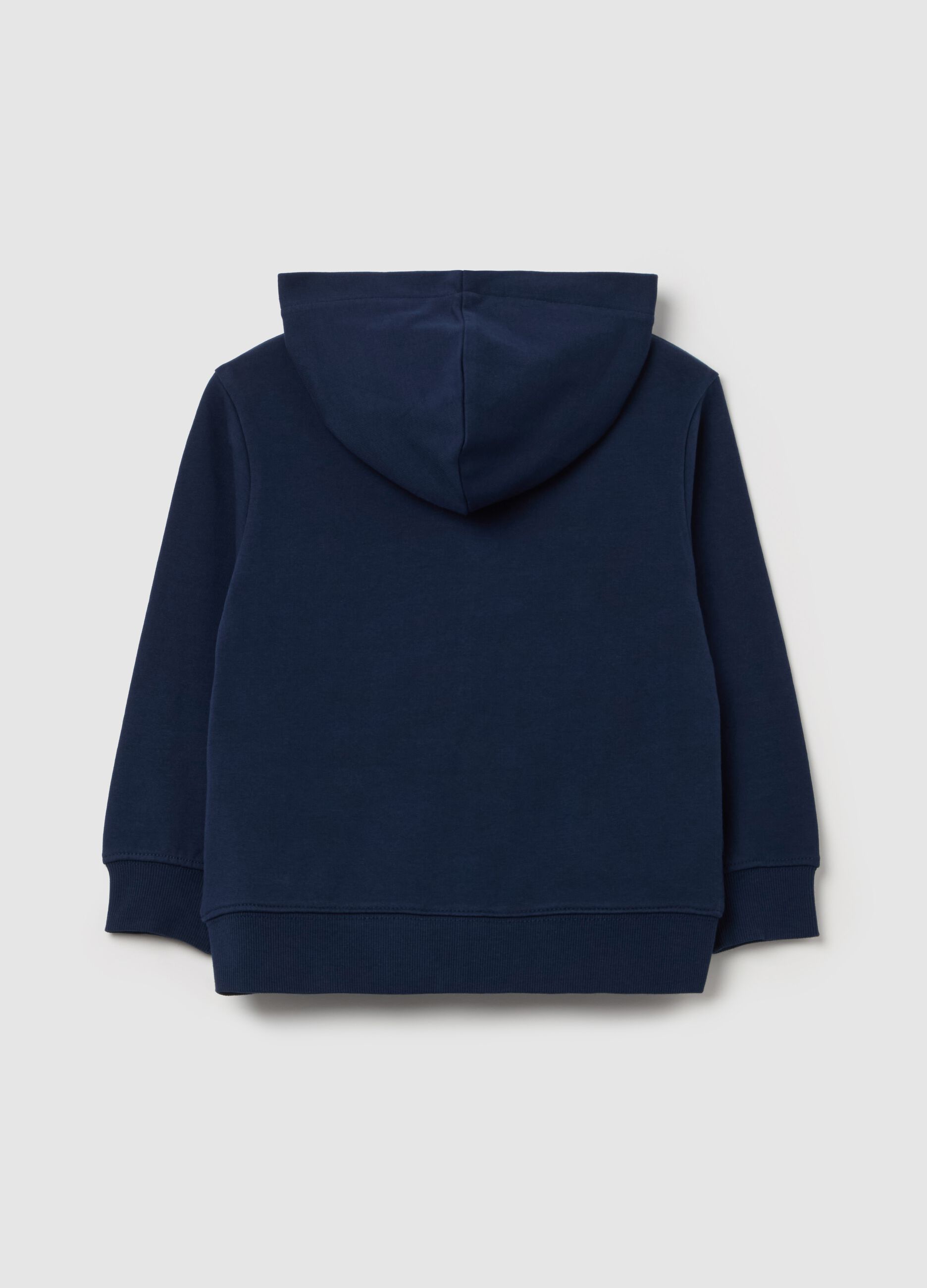 Full-zip sweatshirt in French terry with hood