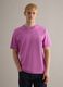 Pink relaxed fit pure cotton crew neck T-shirt_0