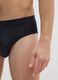 Tripack black stretch fabric briefs_3