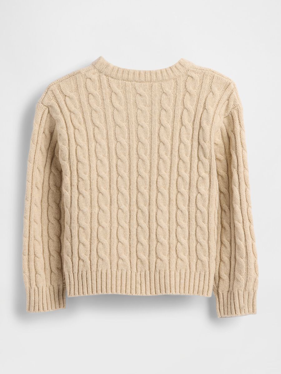 Beige Jumper for Kids_1